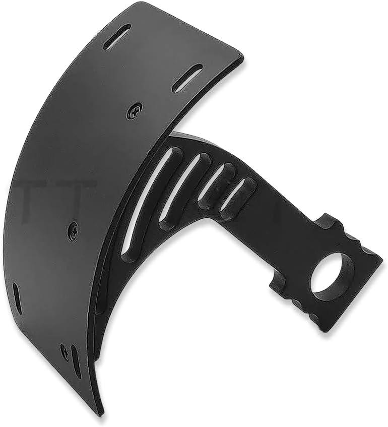 HTTMT MT360-02-BK Black Vertical Curved Mount License Plate Bracket Tag Holder Compatible with 2005-2012 CBR 600RR 2004-2013 CBR 1000RR 2011-2012 CBR 600RR ABS