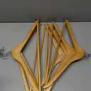 Wooden Hangers 8 Pack, Heavy Duty Wood Hangers for Coats, Suits, Jackets, Closet & Pants Durable Premium Wood Hanger with 360-Degree Rotatable Hook and Notches, Natural