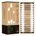 Baby Cotton Swabs - 108 Count - FSC Certified and PETA Approved, Bamboo Handle Cotton Tips, 100% Biodegradable, Gentle, Eco Friendly, Double Tips, Plastic Free Safety Baby Cotton Buds by Isshah