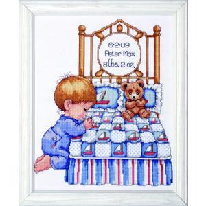 Design Works Crafts Bedtime Prayer Boy, 11 x 14 (T21710)