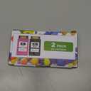 67XL Ink Cartridges Black/Color Combo Pack Replacement for HP Ink 67 67XL HP Printer Ink High Yield Works with DeskJet 2755e 2855e 2700 2800e 2700e 4255e 4155e Envy 6055e 6000 6455e 6400 (2-Pack)