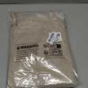 MIULEE 84" Long Scalloped Shower Curtain Linen Textured with 12 Metal Hooks Cute Extra Long Heavy Duty Washable Waterproof Cloth Shower Curtains with Black Border for Bathroom Hotel,Copper Brown