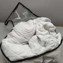 yescool Weighted Blanket for Adults (20 lbs, 88 x 104, White) Cooling Heavy Blanket for Sleeping Perfect for 190-210 lbs, Queen Size Breathable Blanket with Premium Glass Bead, Machine Washable