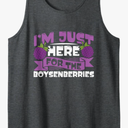 Boysenberry Fan - I'm just here for the Boysenberries Tank Top,Large