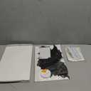 DIYASY 15 Pcs Haning Bats Halloween Decorations Outside, Large Plastic 3D Bat Decor Glow in Dark Eyes Bats Outdoor Indoor Decals Black Decorative Bat Cutouts for Tree Porch Yard Lawn Wall Home