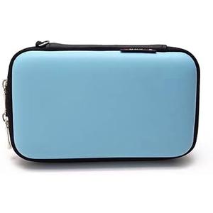 Small Protective Hard Shell Diabetic Travel Case Testing Supplies Kit Organizer Bag For Glucose Meter/Testing Strips/Lancing Device/Lancets/Blood Glucose Monitoring System/Hard Drive (Blue)