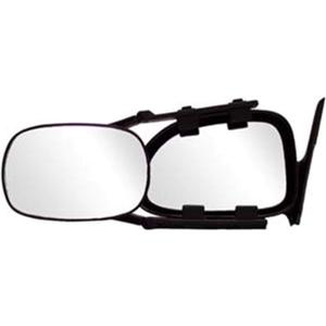 CIPA 11950 Clip-On Towing Mirror, Black & Silver, 15.75 Inch