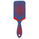 Spider Web Blue Kids Detangler Hair Brush Hairbrush for Boys Girls, Detangling Brush Smooth for Wet Dry Thin Long Curly Hair, Glide Through Tangles with Ease and Massage Scalp