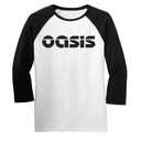 CC Provided Raglan Baseball Tee, Men, Black/White, Small