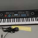 61 Key Keyboard Piano,with Built-in Speaker and Microphone, Portable Electronic Digital Piano for Beginners, Perfect Musical Starter Instrument, Ideal Gift for Aspiring Musicians ii852