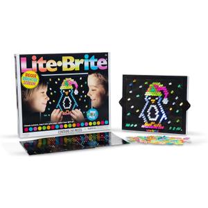 Lite Brite Ultimate Value Retro Toy, 12 Seasonal Templates, Peg Pouch, Light up Creative Activity Toy, Educational Stem, Gift for Girls and Boys, Ages 4+