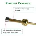 Cam Bearing Installation & Removal Driver Tool Compatible with Small Block Chevy SBC V8’s or 90-Degree V6 Cam Bearings, Engine Camshaft Cam Bearing Driver Install Tool