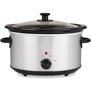 NESCO SC-4-25, Slow Cooker, 4 Quart, Silver