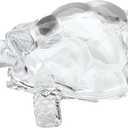 Lightahead Chinese FENG Shui Tortoise Turtle Glass Statue Lucky Gift of Good Health (Medium)