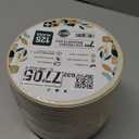 Monarchef Disposable Plates, Sturdy and Durable Compostable Paper Plates - Heavy Duty, Eco-Friendly, Biodegradable, Unbleached, Sugarcane Bagasse Dinner Plate, Pack of 125-7 Inch