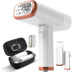 Foldable Handheld Steamer for Clothes, 1000W 20S Fast Heat-up Portable Garment Steamer with Brush and Measure cup, Clothes Steamer Fabric Wrinkle Remover with a Storage bag for Home Office Travel