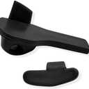 Tire Changer Plastic Insert, Tire Machine Guard, Wheel Rim Edge Protector for Mount Duck Head, Nylon Tyre Demount Fitting Head Part, 6 Front (Upper) + 6 Rear (Lower) Insert Kit/Pack, 1 Pack, 15BKS