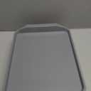 Plastic Fast Food Tray,16.7 by 11.8-Inch,Set of 12, Grey