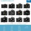 BM Premium 2 Pack of EN-EL15B Batteries and Dual Battery Charger for Nikon Z6, Z7, D780, D850, D7500, 1 V1, D500, D600, D610, D750, D800, D800E, D810, D810A, D7000, D7100, D7200 Digital Cameras