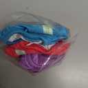 wegreeco Washable Reusable Premium Female Dog Diapers, Medium Large Small Dog Doggie Puppy & Doggy Diapers Female, Period Panties in Heat (Pack of 3) (Medium (12"-15" Waist), Bright Color)