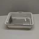 Stainless Steel Litter Box,XL Metal Cat Litter Box with Lid High Sides, Extra Large Litter Boxes for Big Cats,Odor-Resistant, Scratch-Proof, Easy to Clean, Non-Stick,Scoop Included