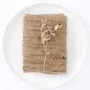 DeZerlor 30 Pack Nude Cheesecloth Napkins Christmas Cloth Napkins Set of 30 Coffee Holiday Dinner Napkins Bulk 21x21 Inches for Wedding Bridal Shower Baby Shower Xmas Parties