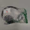 Shore Power Inlet Plug 15 Amp 125V AC Port Plug with Waterproof Cover, RV Electrical Outlet Receptacle Box with 18" Outdoor Extension Cord, Nema 5-15 RV Shore Power Inlet for Cargo Trailer