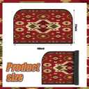 Demissle Cabin Fireplace Hearth Rug Fireplace Mats Cabin Southwestern Fireproof Rug Fire Resistant Mat for Wood Stove Floor for Kitchen Indoor Outdoor(27 x 48 Inch,Kawaii)