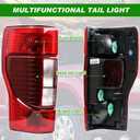 Lochnchn Tail Lights With Blind Spot Compatible with Ford F250 F350 Super Duty 2020 2021 2022 Rear Taillights Taillamp Assembly Halogen Left Driver Side