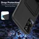 Compatible for TCL 50 XE 50XE 5G Phone Case, Folding Card Holder/Slots Kickstand/Stand Wallet Shockproof Protective Cover Case for TCL 50 XE 50XE 5G - Black