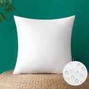 MIULEE 16x16 Inch Outdoor Pillow Insert Waterproof Decorative Throw Pillow Insert, Square Garden Pillow Form for Patio Sofa Couch