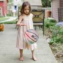 2 x Kids Basketball Size 3 (22"),Youth Basketball Size 5(27.5") for Beginner(Boys&Girls) Premium Rubber Indoor Outdoor for Age Under 12 (green-pink-blue-Mix)