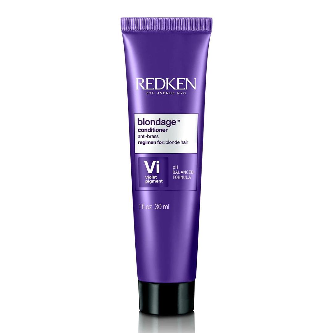 Redken Blondage Color Depositing Purple Conditioner For Blonde Hair - Tones & Moisturizes Brassy Hair (1 Fl Oz (Pack of 1))