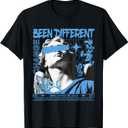 University Blue Black White Match T-Shirt, S