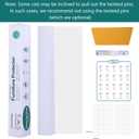 Anti Cat Scratch Furniture Protector - 196.8" x 15.7" Thicken Clear Single Sided Sticky Couch Protector from Cat Claws, Anti-Scratch Protector for Furniture Couch Door Wall