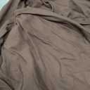 QINSEN Long Sleeve Square Neck Tops for Women Double Lined Side Ruching Going Out Shirts Basic Tee, Medium