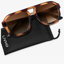livho Trendy Polarized Square Aviator Sunglasses Women Men Square Eyewear Frame, Retro Sun Glasses for Women Men 2025 Shades