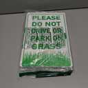 128 inch 3X Please Do Not Drive Or Park On Grass Double Sided Plastic Signs with Metal Wire H-Stakes - Stay Off Lawn Sign - No Parking on Grass - No Parking Private Driveway - Keep Off The Yard Sign