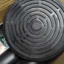 Door Security Bar - Upgraded Anti-Slip Base, Heavy Duty Burglar Door Stopper Stick, 28-52" Adjustable Barricade Safety Jammer Stoper for Front Door Patio Sliding Glass Window, Black (Pack of 1)