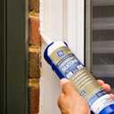 GE GE5008 Silicone 2+ Window and Door Caulk 10.1 oz Tube Light Grey