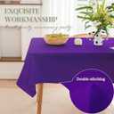 BYDOLL Table Cloth Purple 54x120 Inch Tablecloth for 4 Foot Rectangle Tables Outdoor Washable Wrinkle Free and Spillproof Polyester Tablecloth for Festival Camping Picnic Party Cover
