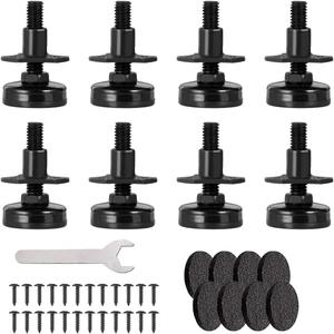 Adjustable Leveling Feet Furniture Levelers 8Pack Table Feet Heavy Duty Furniture Leg Levelers for Cabinets Sofa Tables Chairs,T-Nut Kit 3/8-16 Thread, Support 1320LBs (8 Pack)