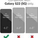 Crave for Samsung Galaxy S22 Case, Shockproof Protection Dual Layer Case for Samsung Galaxy S22 5G (6.1 inch) - Forest Green