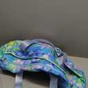 Duffle Bag for Girls Dance Bag Sport Gym Bag Weekender Carry On Workout Duffel Overnight Shoulder Bag with Shoe Compartment (Blue)