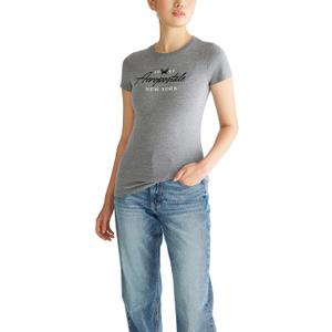 Aeropostale Women's Butterflies Short Sleeve Graphic Tee,large