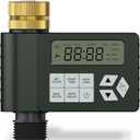 Hose Faucet Water Timer for Outdoor Garden, Ortis Programmable Sprinkler Timer with Rain Delay/Manual/Automatic Mode, IP67 Leak-Proof Design for Lawn Yard, 1 Outlet