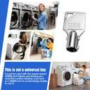 2 x Speed Queen washer and dryer key -GR800 Commercial Coin laundry machine keys for replaces speed queen 54612 key(1 Pcs)