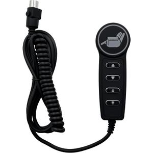 4 Button 5 Pin Remote Hand Control with USB A C Ports and Backlight for Electric Sofa Power Recliner Lift Chair Parts Replacement Handset Controller 4 Button 5 Pin Remote Hand Control with USB A C Ports and Backlight for Electric Sofa Power Recliner Lift Chair Parts Replacement Handset Controller