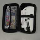 Handheld Sewing Machine, Mini Portable Hand Sewing Machine with 20 Thread Colors Emergency Sewing Kit, Suitable for Clothes, DIY Home Portable Sewing Machines(Black) (All accessories)