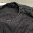 POLO RALPH LAUREN Men's Cotton Crew Neck Sweater (Black, XL)